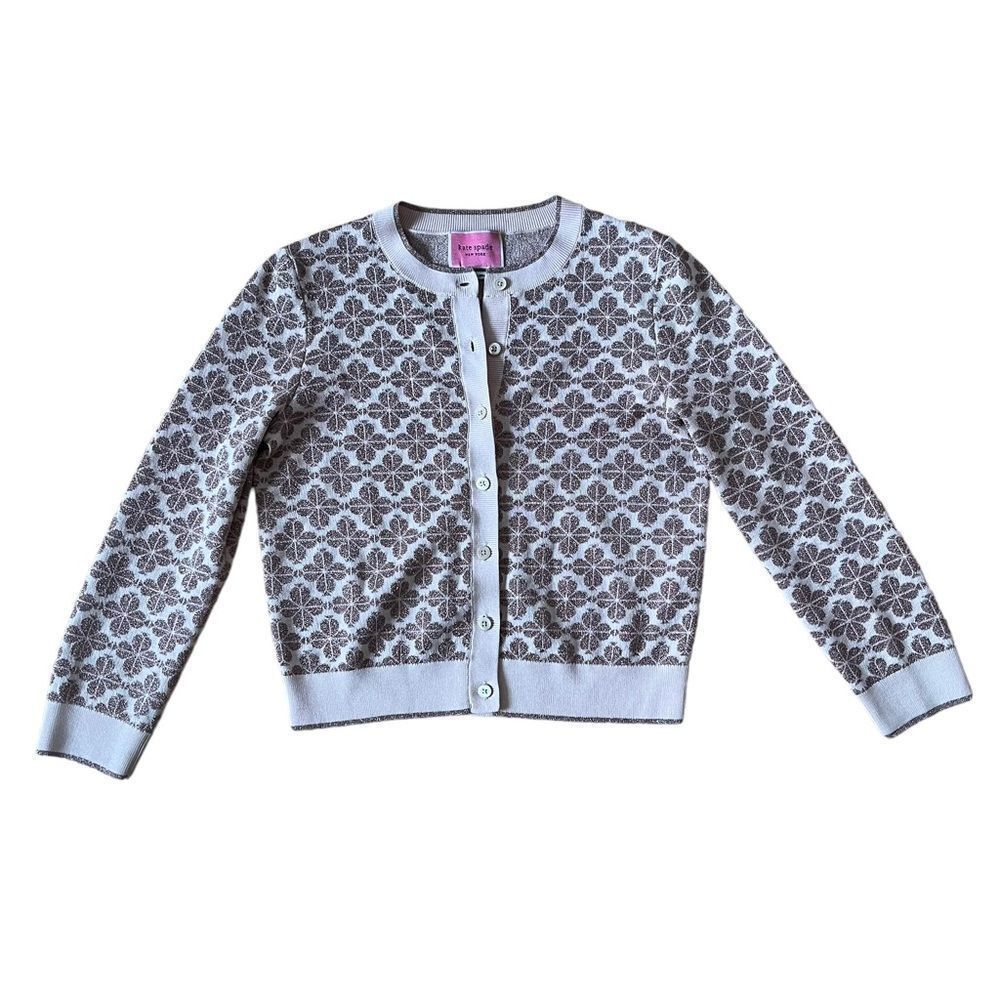 kate spade flower cardigan size small